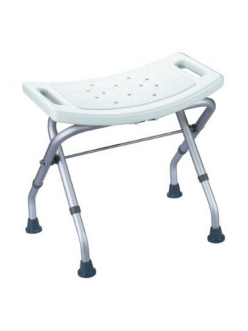 Sklopiva stolica za kadu 53x44x51 cm max 100kg, aluminij/polipropilen