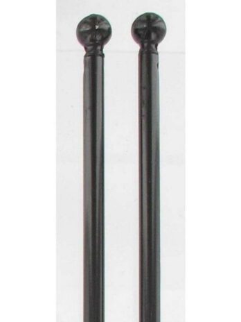 Luance karniša za prozor o7, razvlačna 60-80 cm, 2/1 – crna