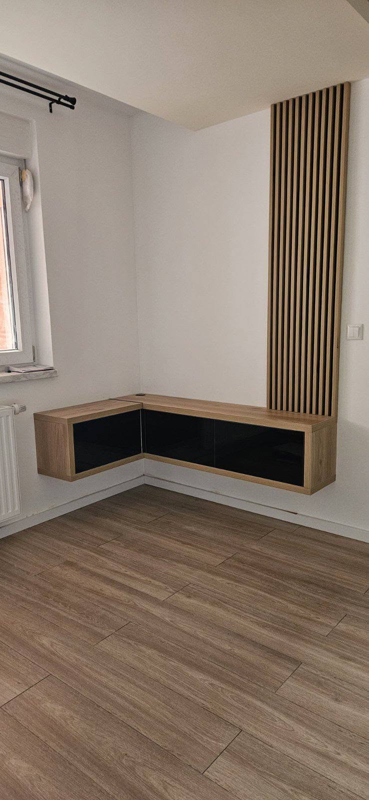 Ormar i komoda "L" po mjeri tamni hrast - Image 3