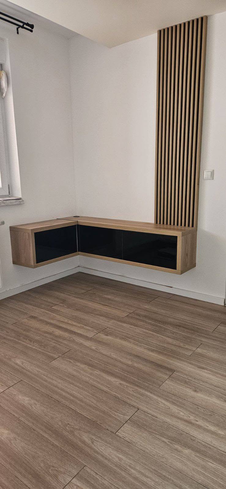 Ormar i komoda "L" po mjeri tamni hrast - Image 5